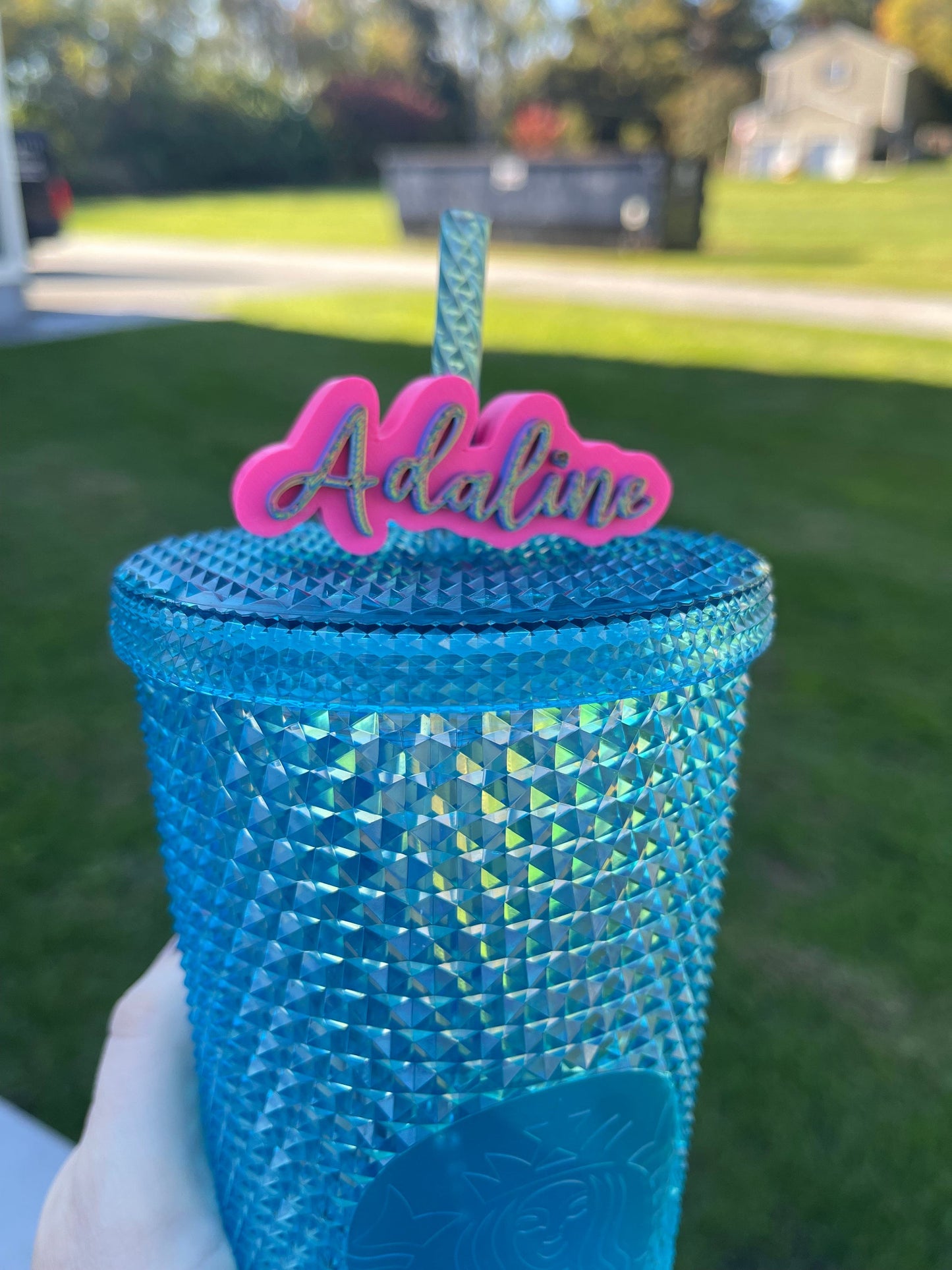 Custom Name Straw Topper | Starbucks Charms | Party Favors