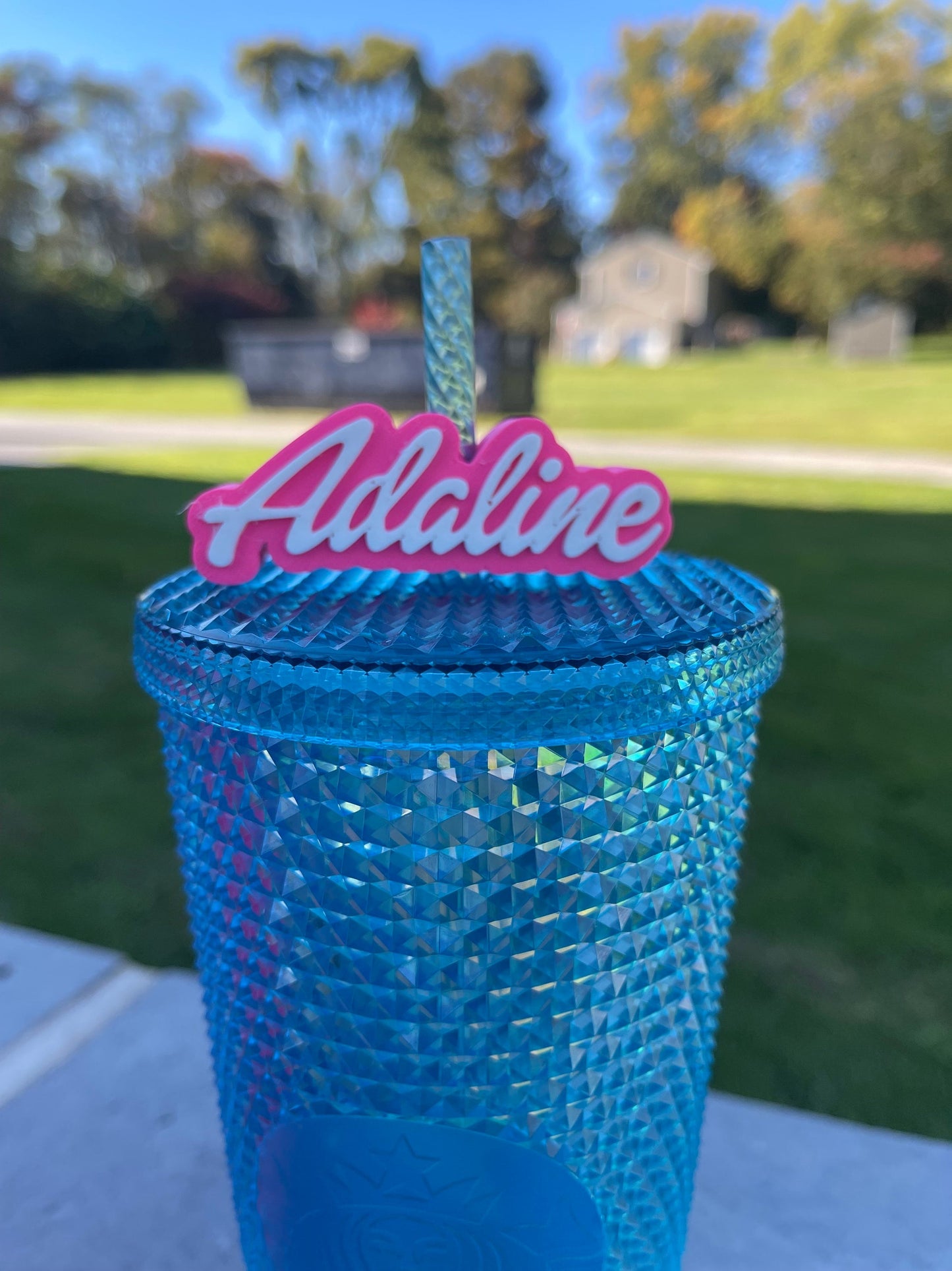 Custom Name Straw Topper | Starbucks Charms | Party Favors