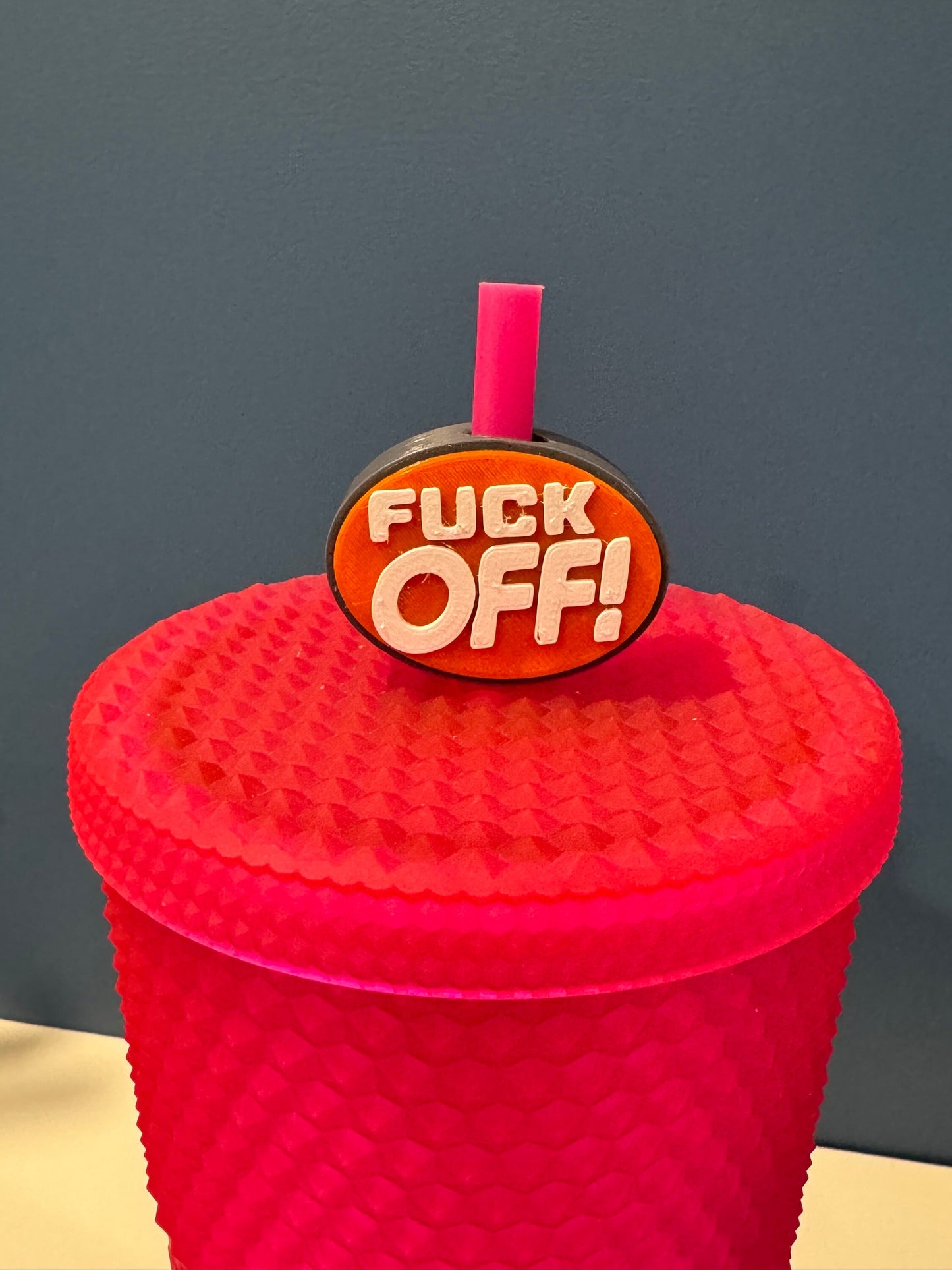 F*ck Off Straw Topper | Starbucks Charms | Party Favors