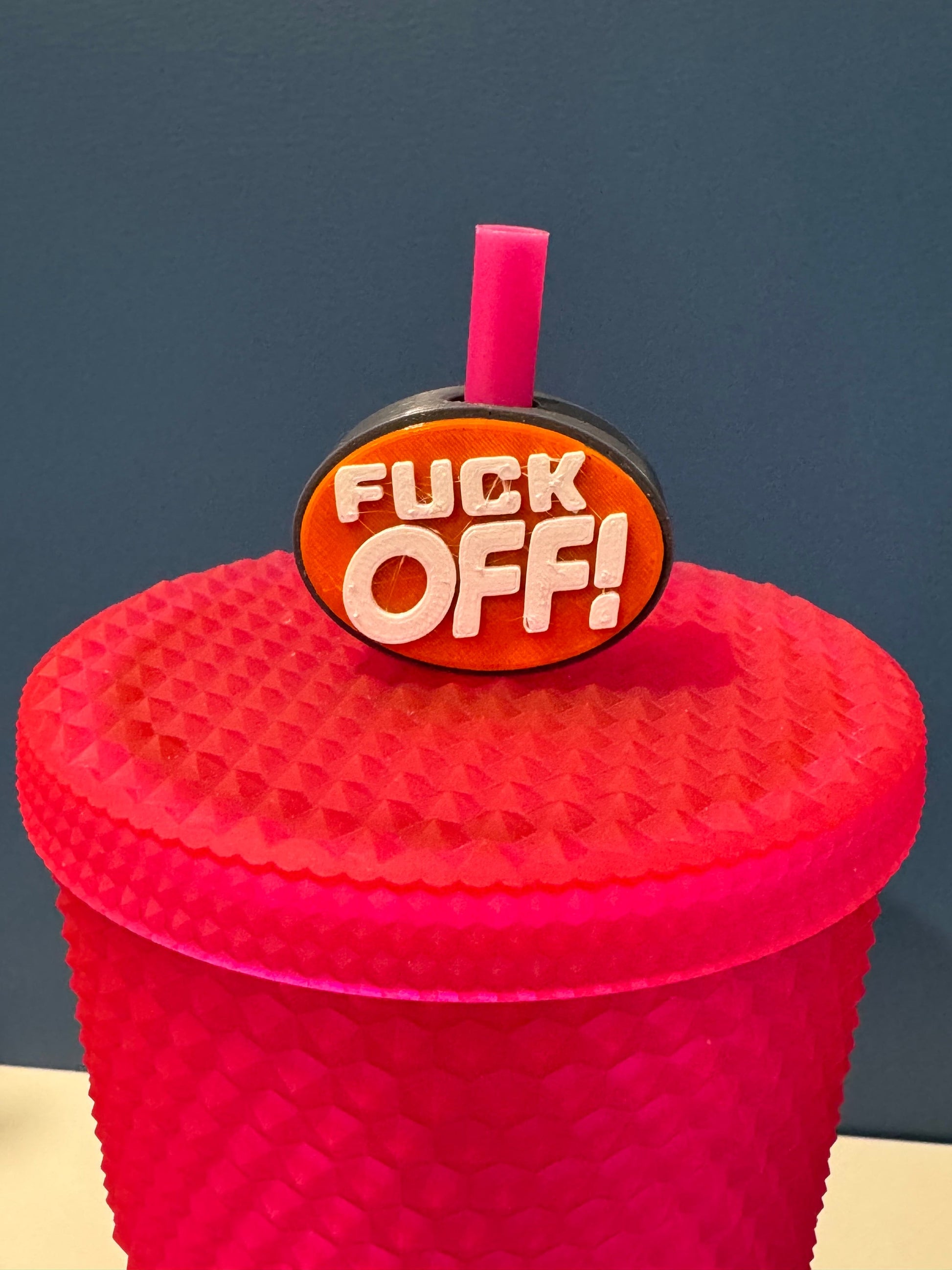 F*ck Off Straw Topper | Starbucks Charms | Party Favors