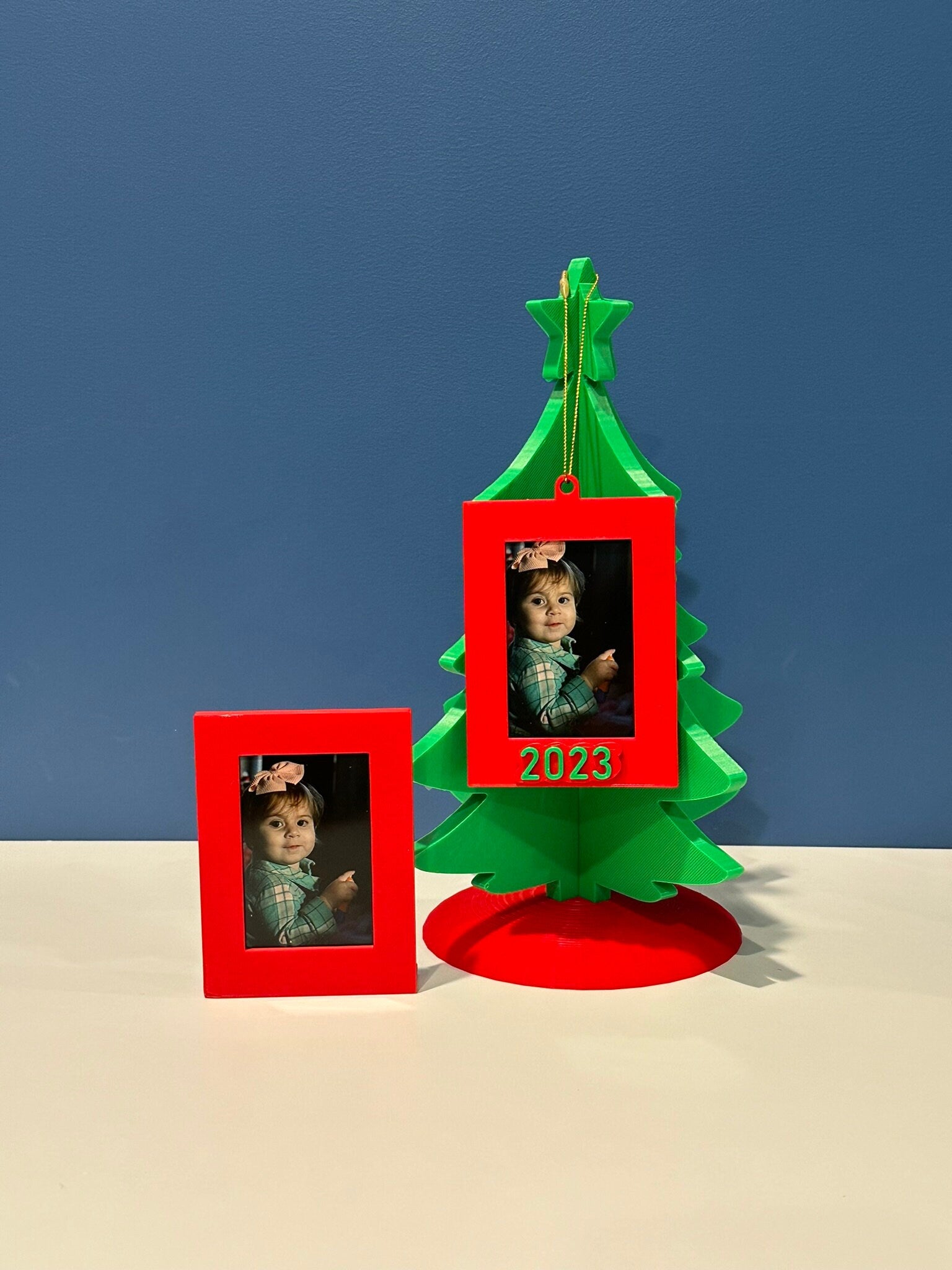 Personalized Picture Box | 2x3 | Photo Frame | Tree Ornament | Princess | Doll Inspired Christmas | Mini Princess Box Photobooth