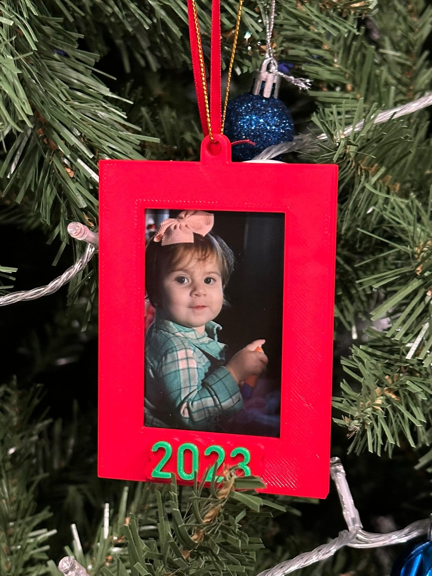 Personalized Picture Box | 2x3 | Photo Frame | Tree Ornament | Princess | Doll Inspired Christmas | Mini Princess Box Photobooth